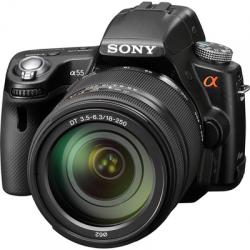 16.2MP Full HD 1080/60i 10 fotogramas X seg  ISO 12800 SONY SLT-A55VHZ