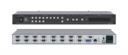 UXGA conectores 15 pines HD 400MHz HDTV 19" - 1U Kramer  vp-4x8